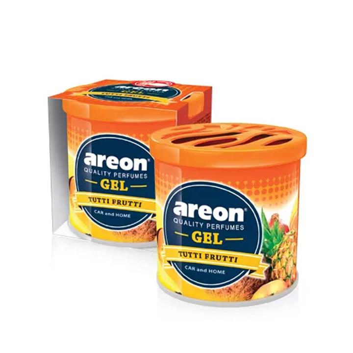 خوشبو کننده خودرو آرئون  Areon GEL  مدل کن با رایحه TUTTI FRUTTI